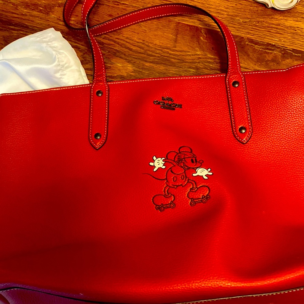 Coach Mickey Mouse bag.  Used once